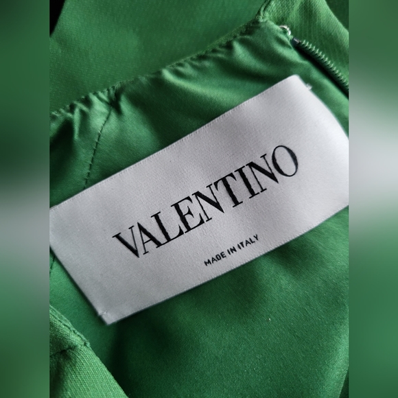 Vanentino Scallop Tiered Femme Green 2 - Picture 3 of 4